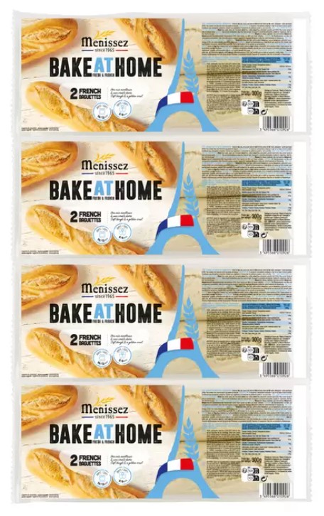 Menissez Demi Baguettes, 4 x 2 Pack (4 x 300g)